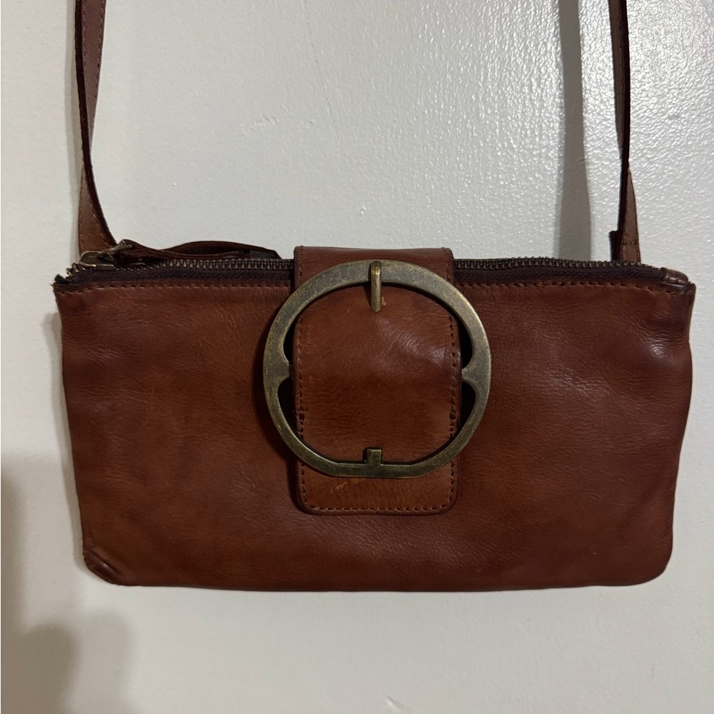 Harbour 2nd Cognac Brown Leather Crossbody Bag